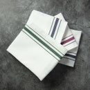 Regular Bistro Cotton Napkin 100% Cotton, White w/ Stripes