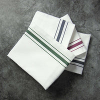 Regular Bistro Cotton Napkin 100% Cotton, White w/ Stripes