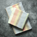Camini Napkin 22"x23" 100% Cotton, Vat-Dyed, w/ Color Stripes
