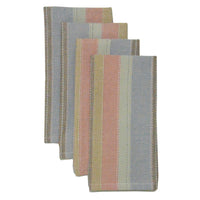 Camini Napkin 22"x23" 100% Cotton, Vat-Dyed, w/ Color Stripes