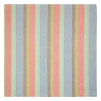 Camini Napkin 22"x23" 100% Cotton, Vat-Dyed, w/ Color Stripes