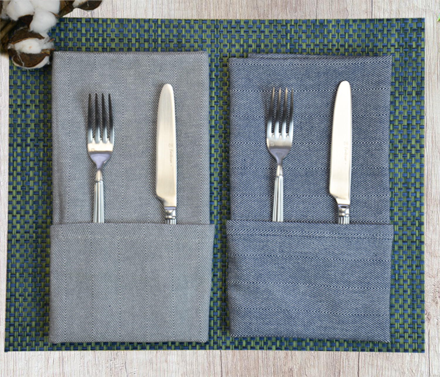 Chevroni Herringbone Napkin 100% Cotton