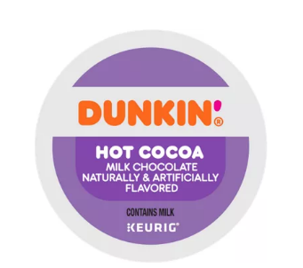 Dunkin'® Milk Chocolate Hot Cocoa Specialty - Hot Cocoa Kosher Dairy Caffeinated K-Cups