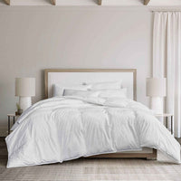 Continuous Comfort, Down-Alternative, Light Weight, 10" Quilted Sewn-Through Boxstitch, T230 100% Cotton Shell, Double Needle, Sewn Through Edge, Cotton Piping