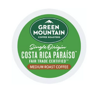 Green Mountain Coffee Roasters® Costa Rica Paraiso Medium Roast Kosher / Fair Trade / Single Origin Caffeinated K-Cups