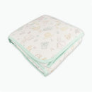 32"x42" Quilted Crib Blanket Juvenile Paster Print
