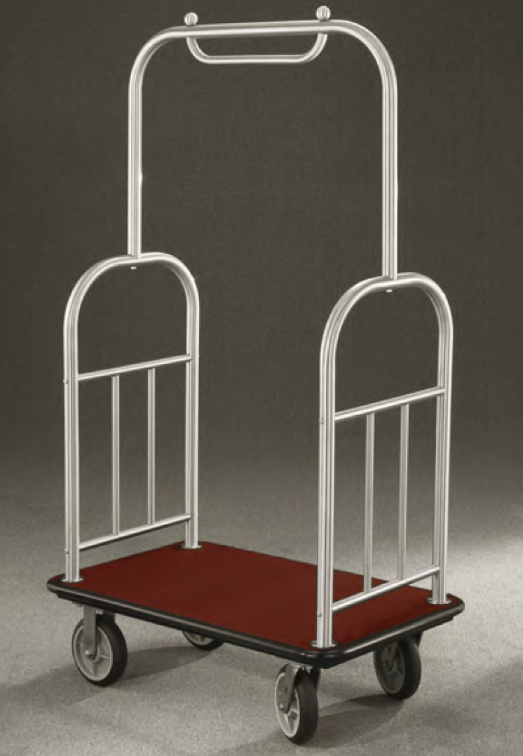 Deluxe Finial Bellman's Cart