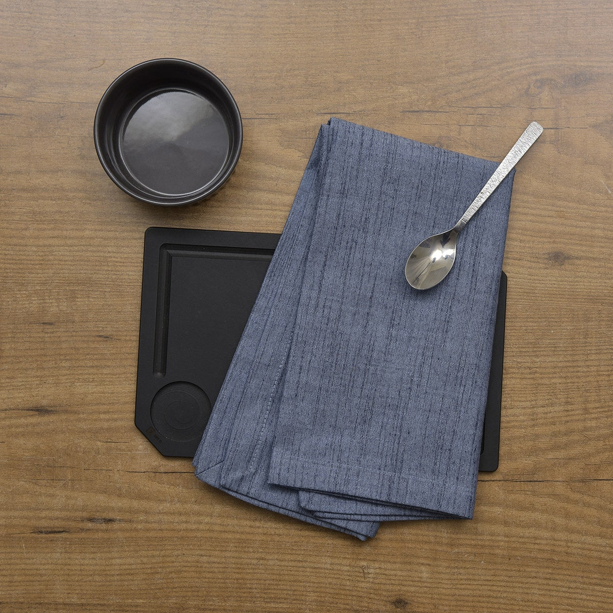 Denim Napkin 20"x20" 100% Cotton, Mitered Corners, Chambray