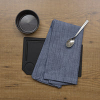 Denim Napkin 20"x20" 100% Cotton, Mitered Corners, Chambray
