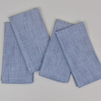 Denim Napkin 20"x20" 100% Cotton, Mitered Corners, Chambray