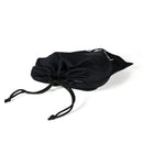Hair Dryer Bag - T160, 70Poly/30Cotton, Embroidered White "Hair Dryer", 12x12, Cord Closure, Black w/ White, Drawstring, GSA Compliant