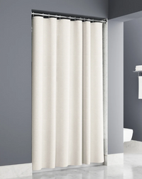 Exto Waffle Regular Curtain 72x72 Beige Sewn Button