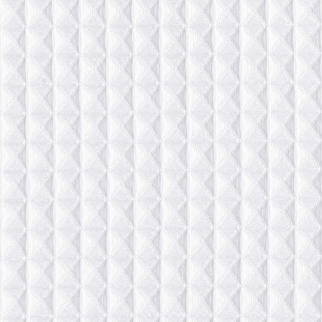 Exto Waffle Regular Curtain 72x72 White Sewn Button