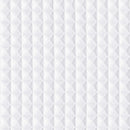 Exto Waffle Regular Curtain 72x72 White Sewn Button