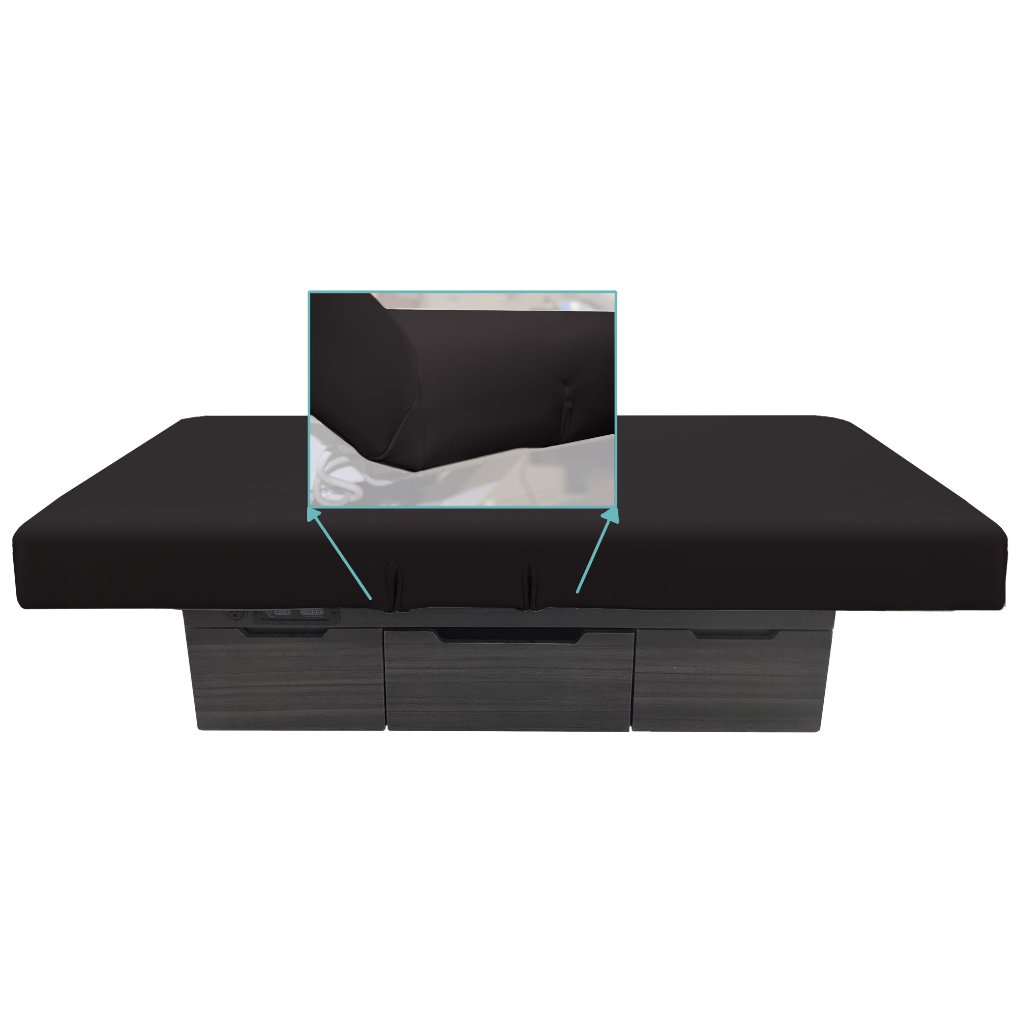 Flexa-Cover™ Round & Square Corner Salon Table Cover in Natursoft™