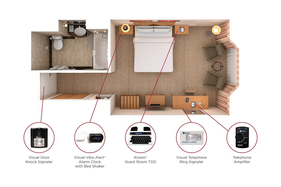 ADA Deluxe Guest Room Kit w/o TTY/TDD