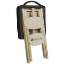 Folding Portable Stool (seat height 19.5”, Blue, Black, Vanilla & Marie's Beige only).