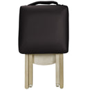 Folding Portable Stool (seat height 19.5”, Blue, Black, Vanilla & Marie's Beige only).