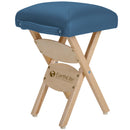 Folding Portable Stool (seat height 19.5”, Blue, Black, Vanilla & Marie's Beige only).