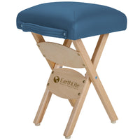 Folding Portable Stool (seat height 19.5”, Blue, Black, Vanilla & Marie's Beige only).