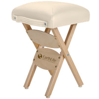 Folding Portable Stool (seat height 19.5”, Blue, Black, Vanilla & Marie's Beige only).