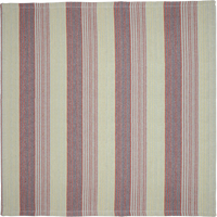 Foresti Napkin 22"x23" 100% Cotton, Vat-Dyed, w/ Color Stripes