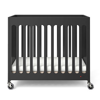 Compact Boutique™ Solid Wood Folding Crib, Multiple Finish Options