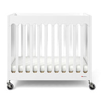 Compact Boutique™ Solid Wood Folding Crib, Multiple Finish Options