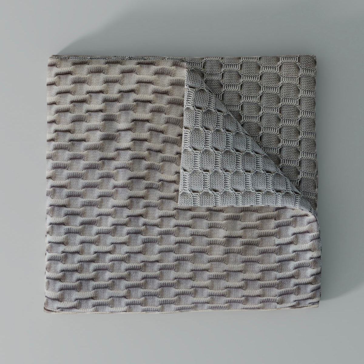 Greco Throw Blanket, Rice