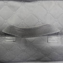 Closet Storage Bag - For blanket and pillow, Diamond Quilted Polypropylene, Frameless, Twin Pull Zipper, View Window, 2 Fabric Handles, Charcoal Gray
