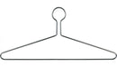 17" Chrome Metal Anti-Theft Top Hanger