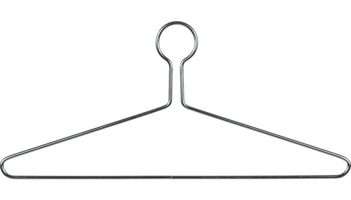 17" Chrome Metal Anti-Theft Top Hanger