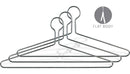 17" Chrome Metal Anti-Theft Top Hanger