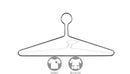 17" Chrome Metal Anti-Theft Top Hanger