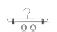 14" Chrome Metal Bottom Hanger W/ Clips
