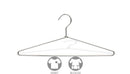 17" Chrome Metal Top Hanger