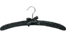 Black Padded Satin