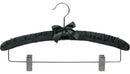 Black Padded Satin