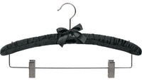 Black Padded Satin