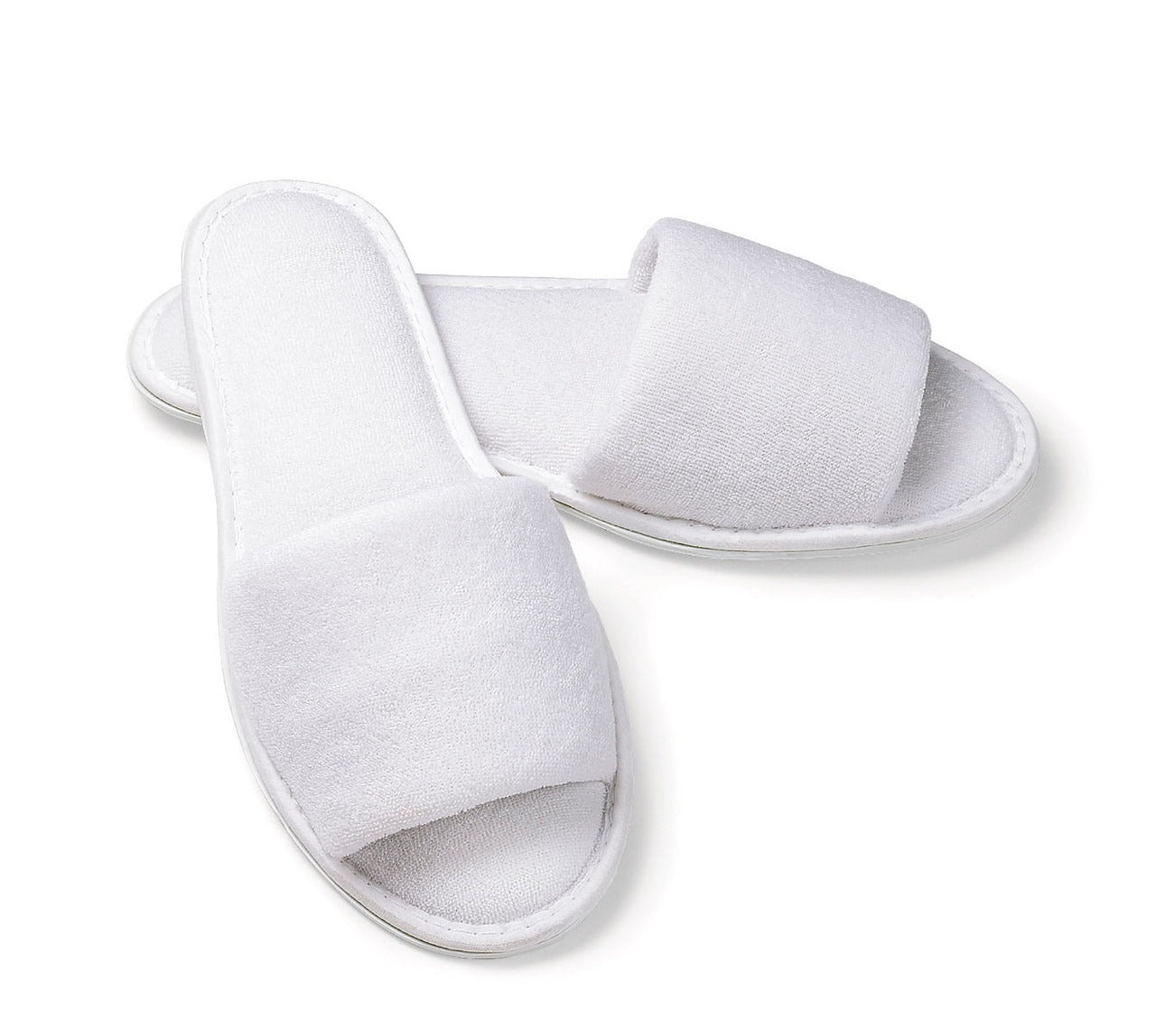 Micro Terry - Open Toe Slippers