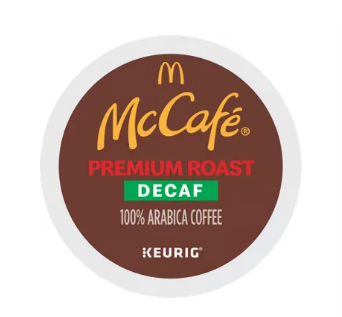 McCafé® Premium Roast Decaf Medium Roast Kosher De-Caffeinated K-Cups