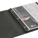 Premium Menu Cover, 8.5"x11" Paper (10 views), Faux Leather