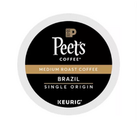 Peet's Coffee® Brazil Minas Naturais Coffee Medium Roast Kosher Caffeinated K-Cups