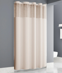 Peva Easy Hang Beige 71x74 Curtain Hook Beige With Clear Window
