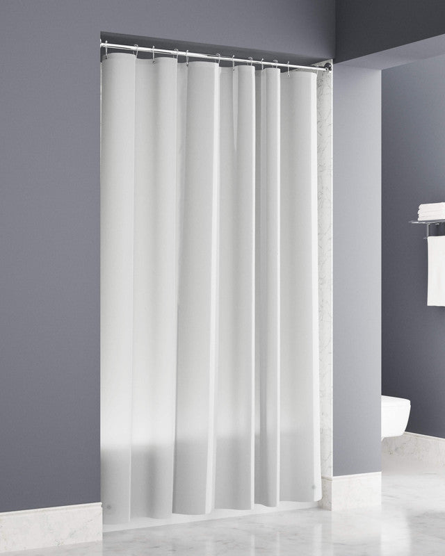 P-Free 6g Frosty Shower Curtain 72x72 Cal 65 With Grommets No Magnets
