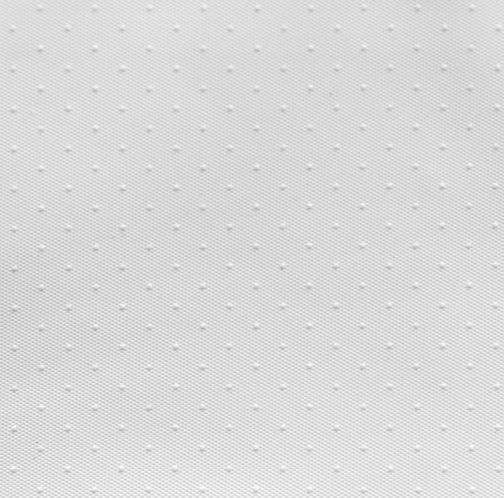 Peva 8g Pindot Easy Hang White 71x74 Hook Chrome