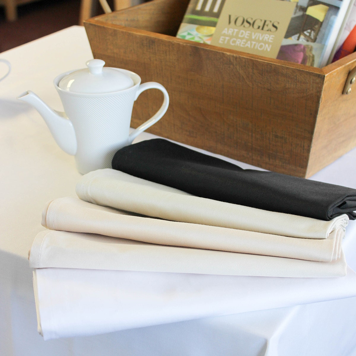 Plain Satin Napkin 100% ELS Cotton