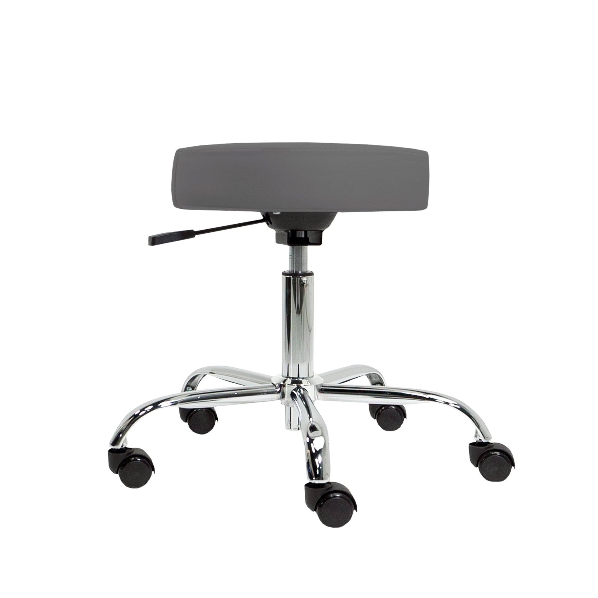 Pneumatic Rolling Stool (No Back) (19-26” / Standard height)