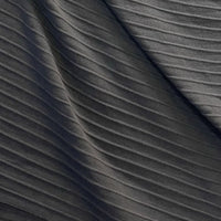Rib Knit Throw Blanket, Charcoal