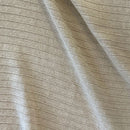 Rib Knit Throw Blanket, Tan Heather